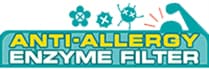 Anti-Allergy Enzyme Filter destroy any germs caught in the filter, preventing them from working their way further inside the air conditioner.
